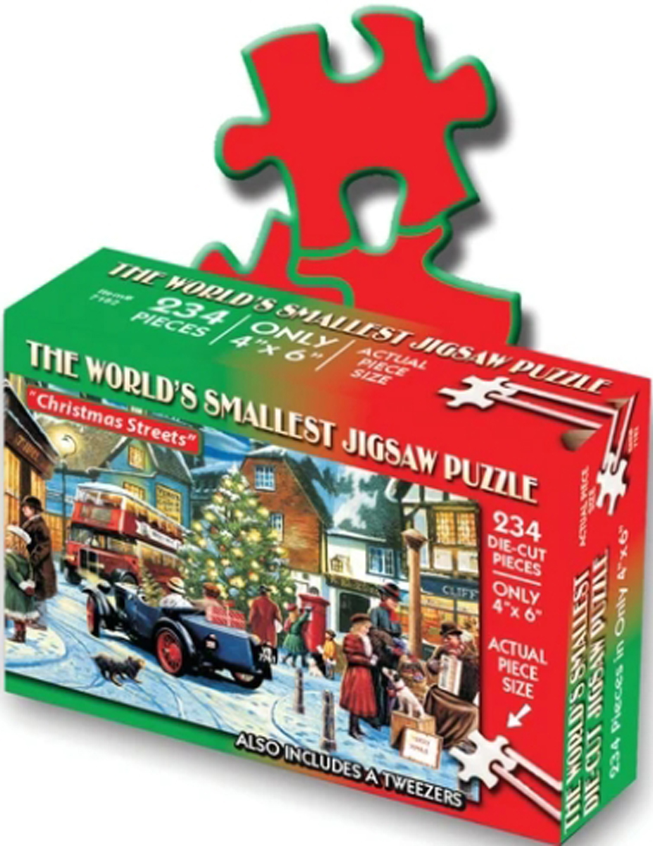 World's Smallest Jigsaw Puzzle -Christmas Streets
