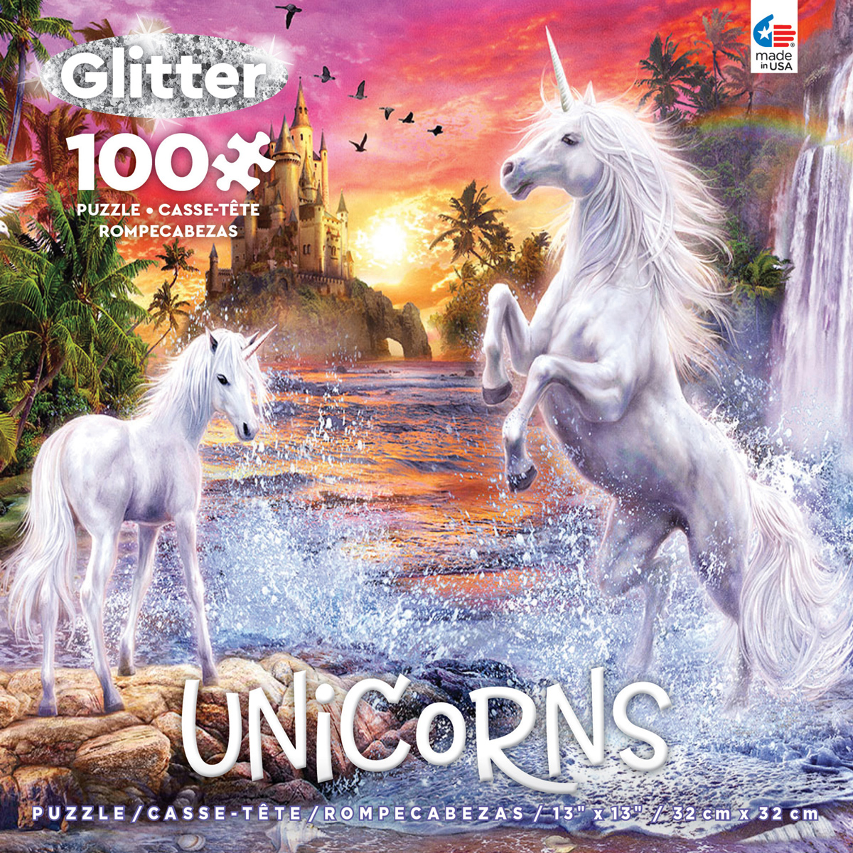 Unicorns By The Sea (Glitter)