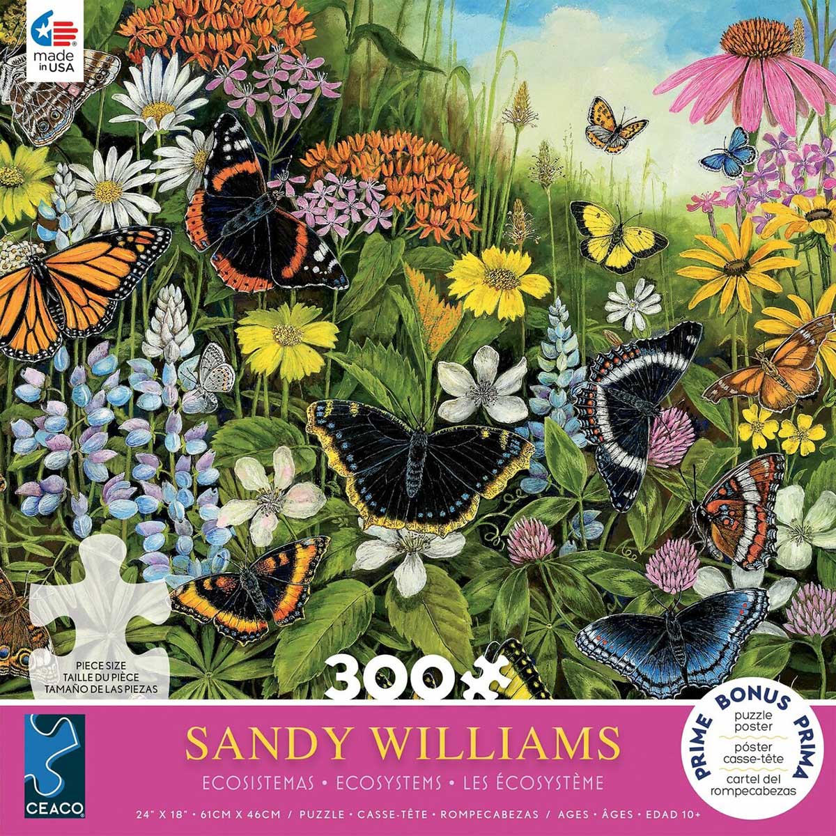 Butterfly Garden, 300 Pieces, Ceaco | Puzzle Warehouse