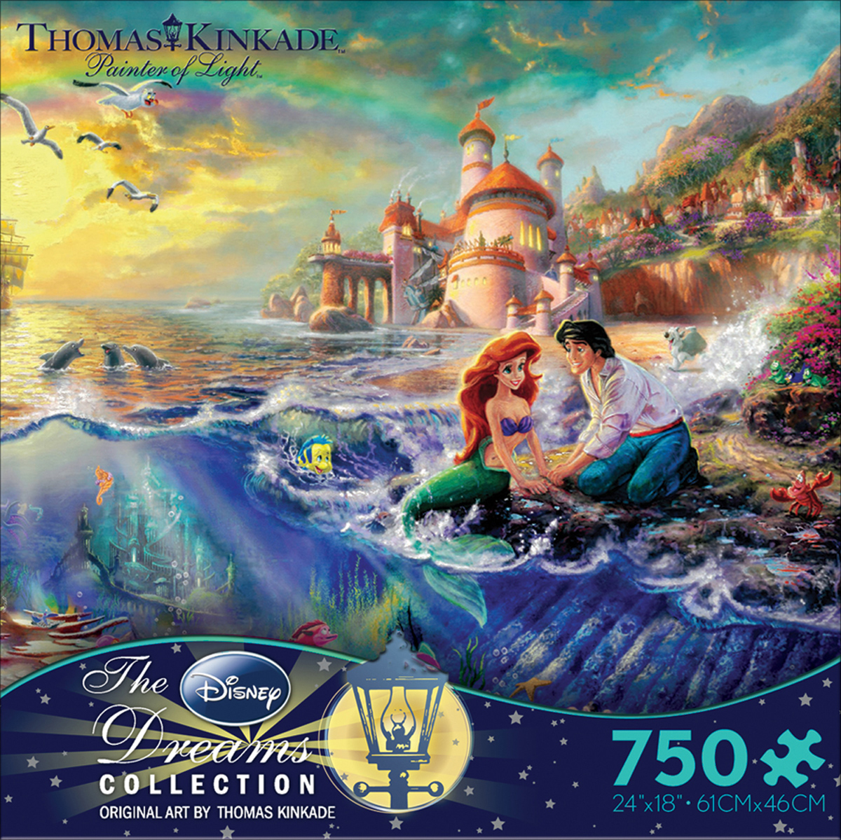 Thomas Kinkade Disney - The Little Mermaid