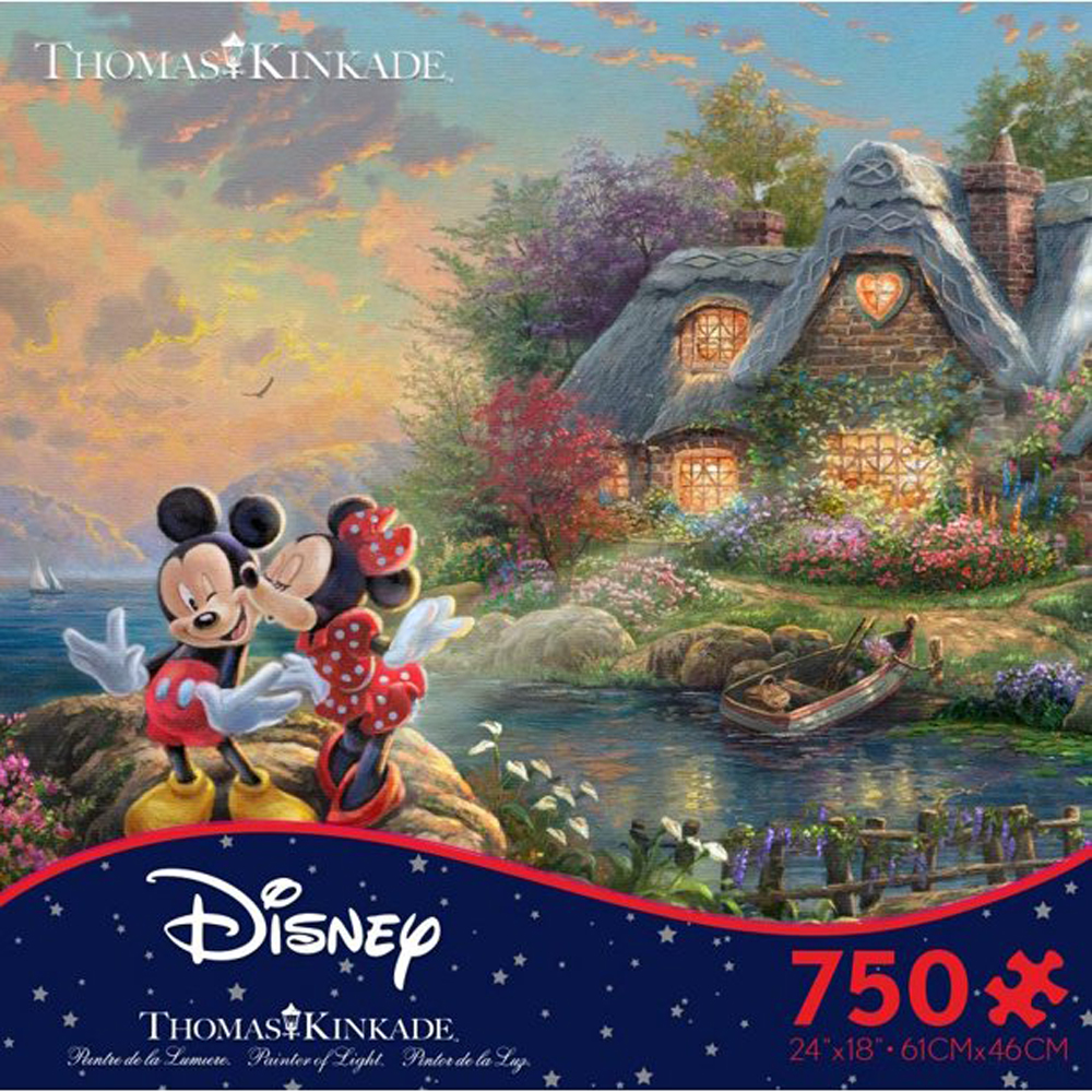 Thomas Kinkade Disney - Mickey and Minnie Sweetheart Cove