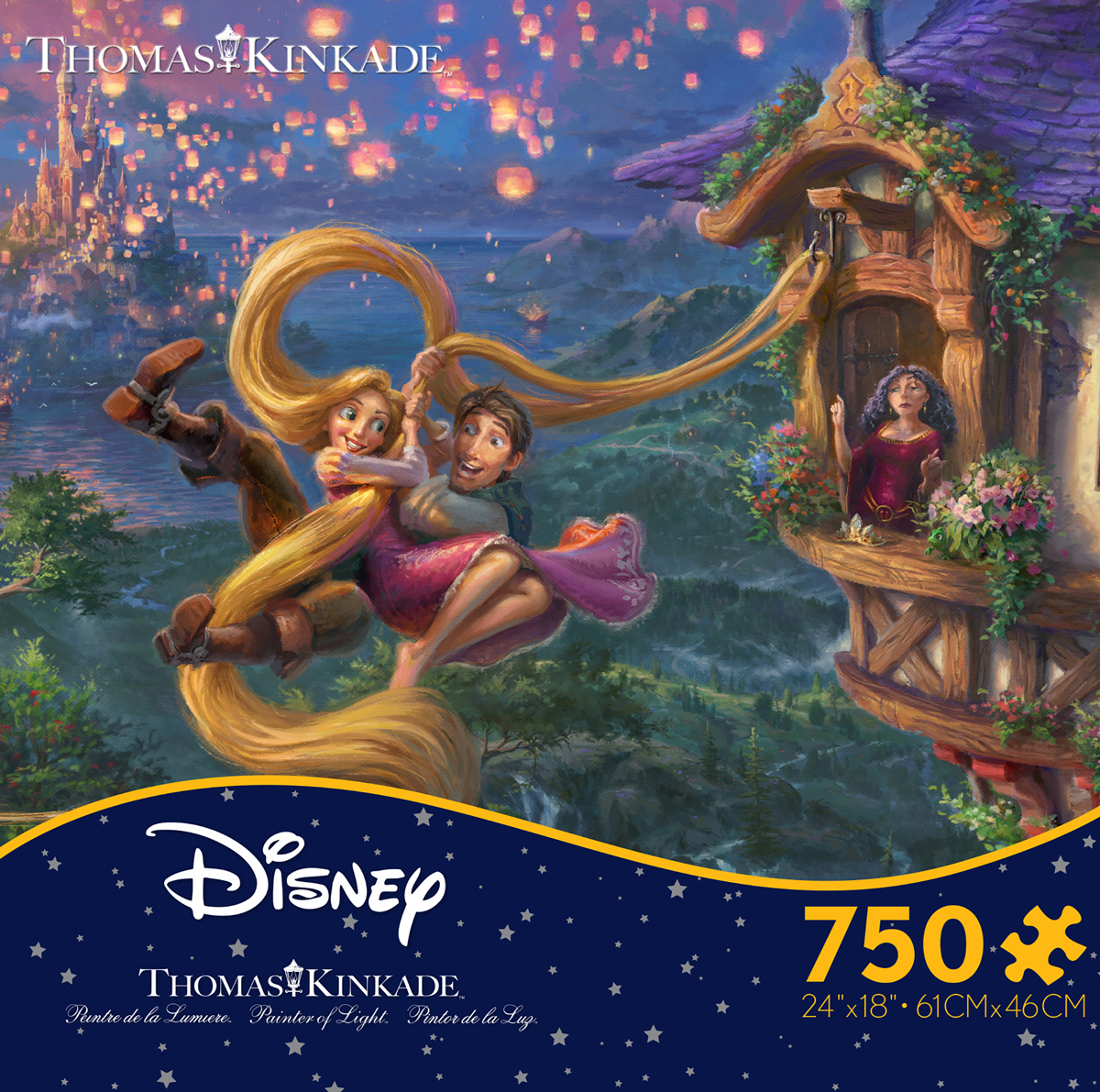 Thomas Kinkade Disney - Tangled Up In Love