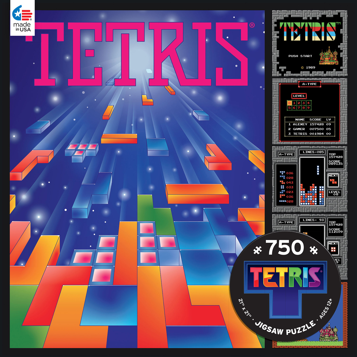 Tetris Levels, 750 Pieces, Ceaco | Puzzle Warehouse