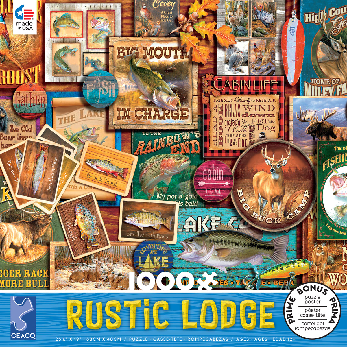 Rustic Lodge Fish and Game