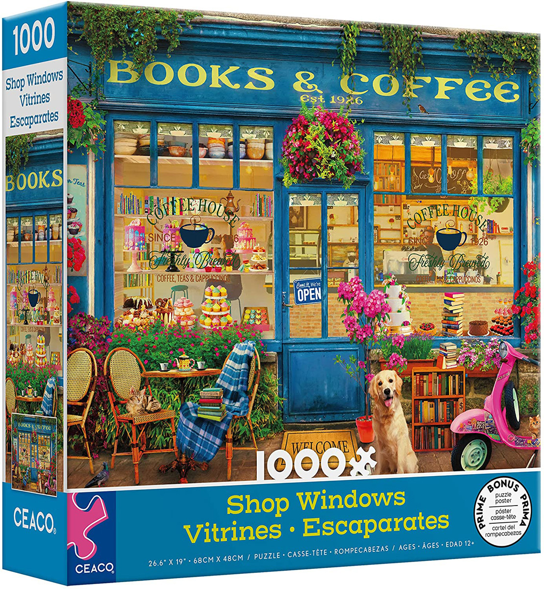 Shop Windows - Books and Coffee