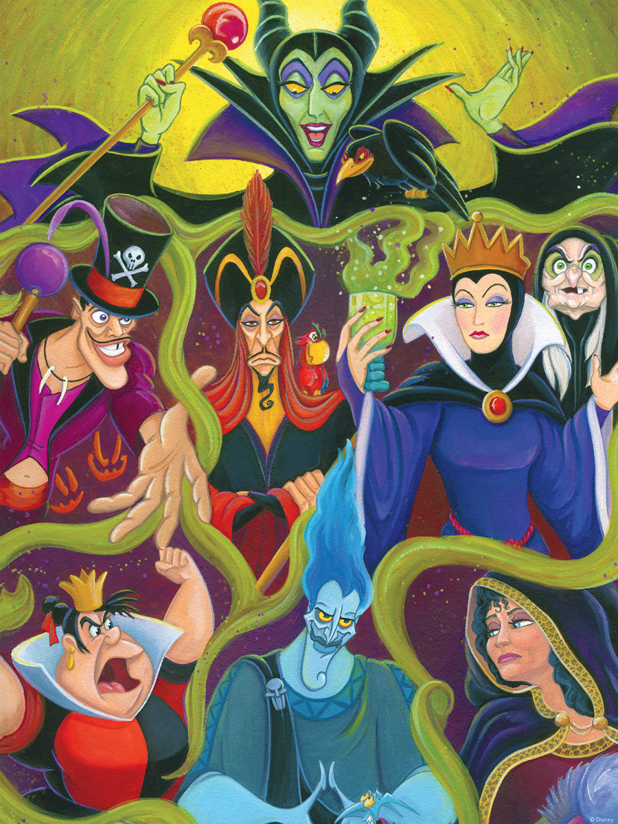 Disney Villains 5 in 1 Multipack Puzzle Set - Scratch and Dent