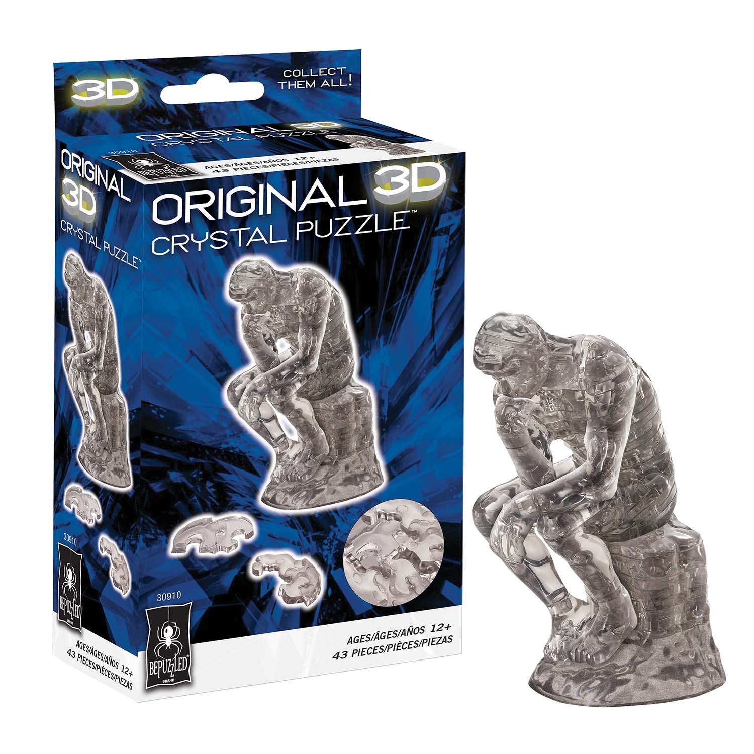 The Thinker Original 3D Crystal Puzzle