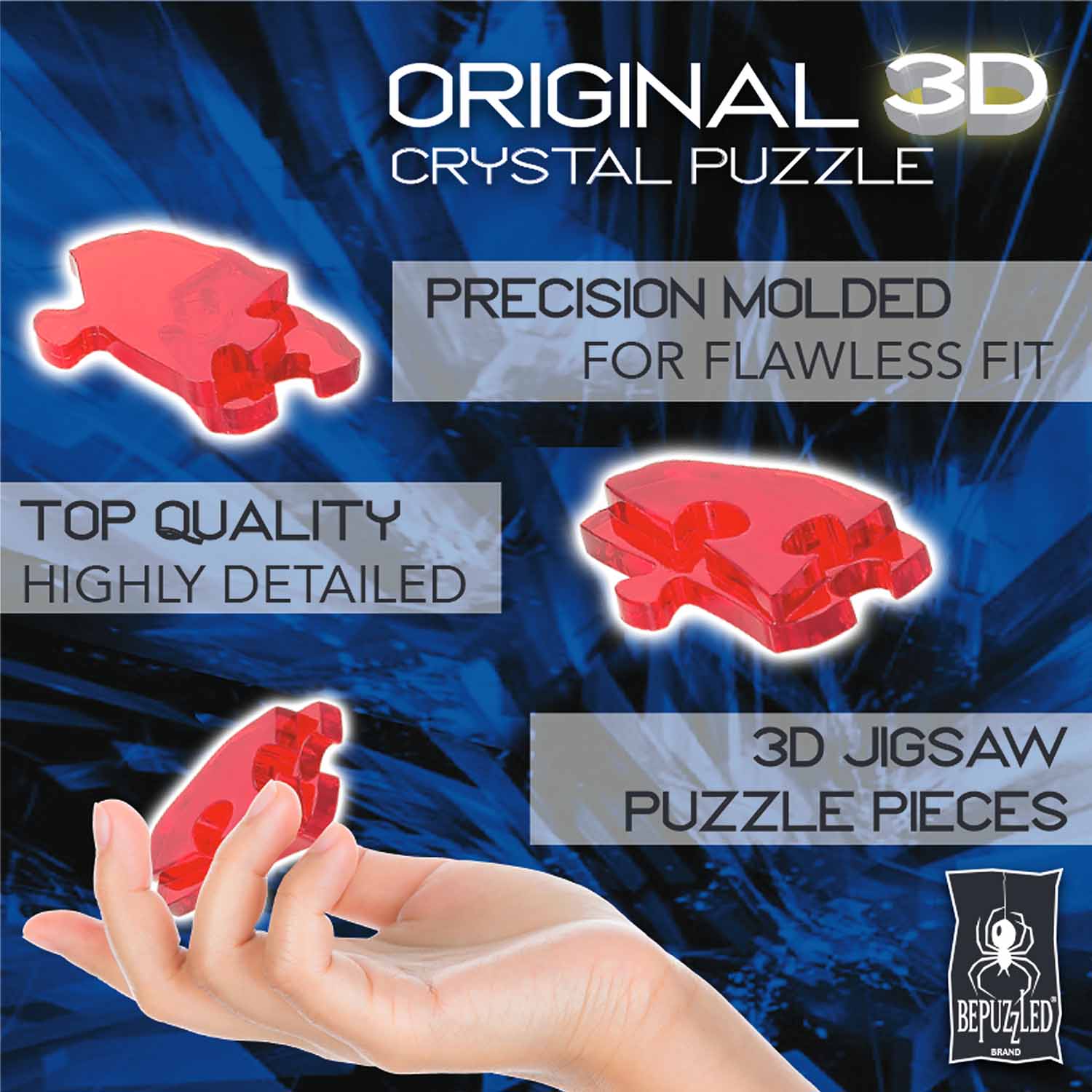 Dog and Puppy 3D Crystal Puzzle