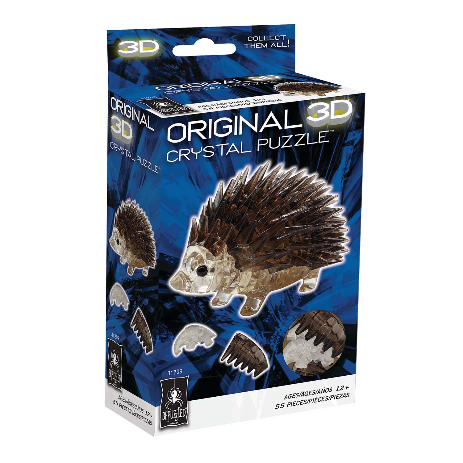 Hedgehog 3D Crystal Puzzle