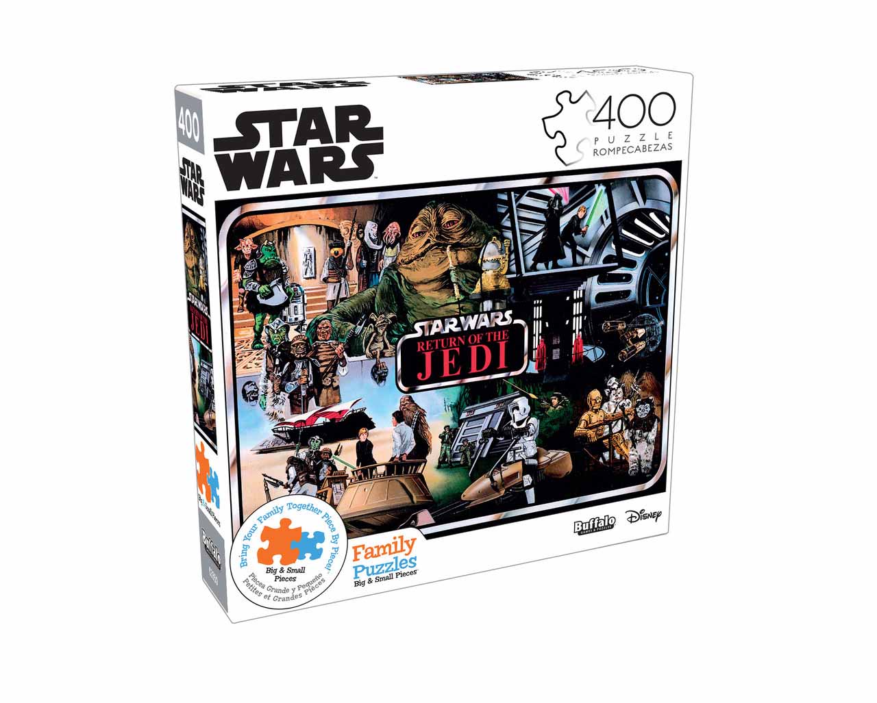 Family Puzzle: Star Wars: Comic Pinball Art - 400 Piece Puzzle