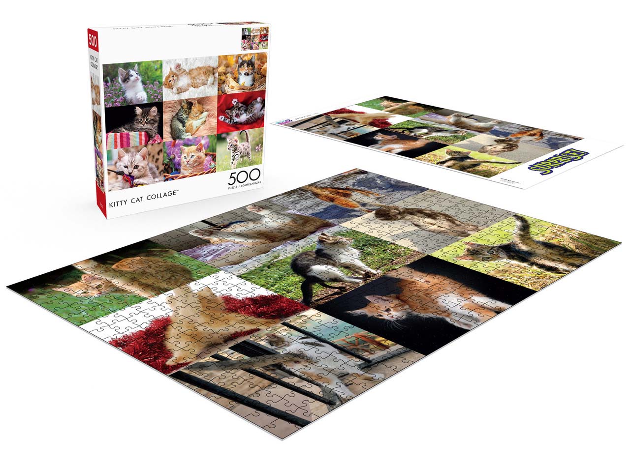 Kitty Cat Collage Prank Puzzle