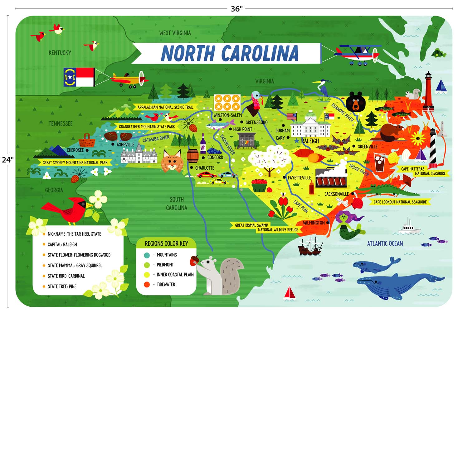 State Puzzle: North Carolina