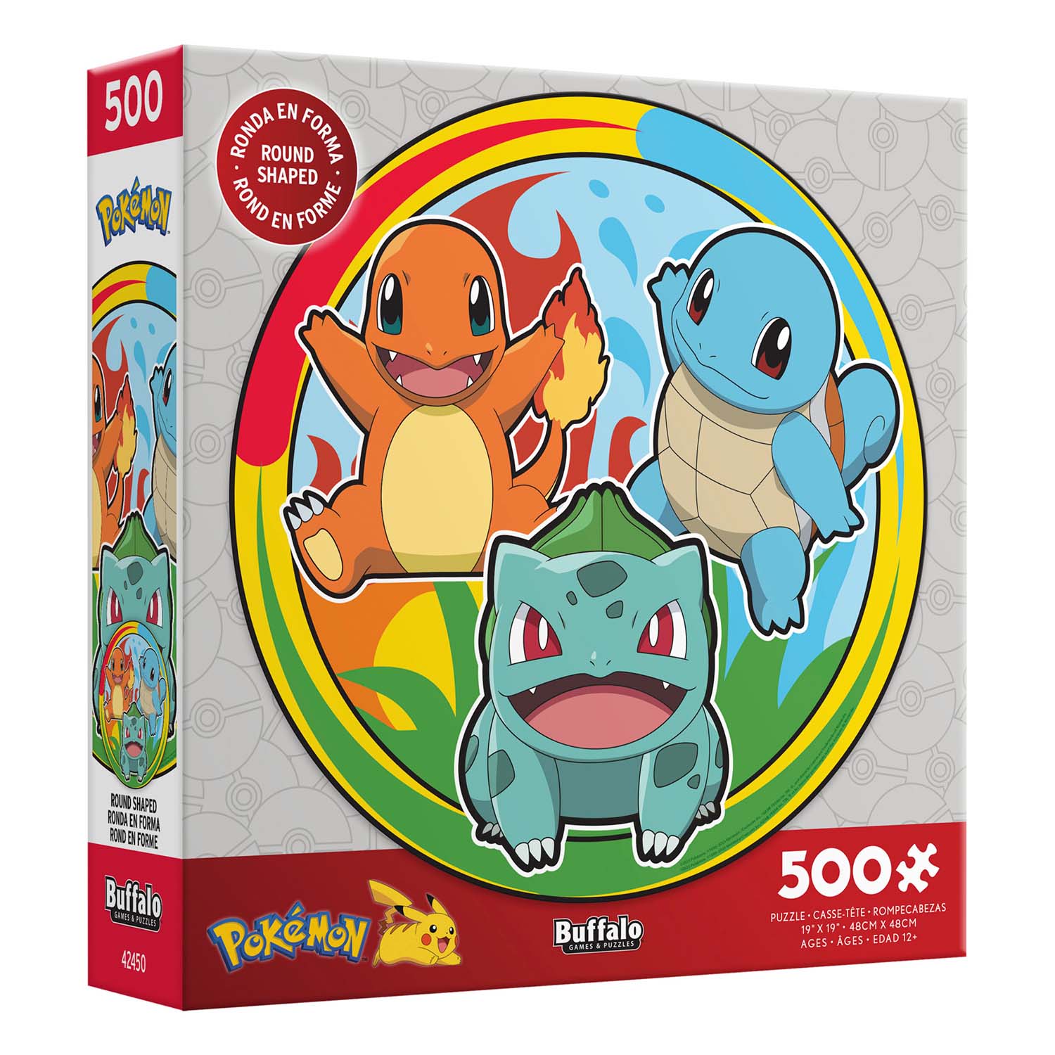 Kanto Badge Pokemon, 500 Pieces, Ceaco | Puzzle Warehouse