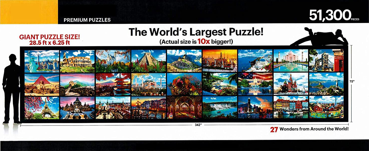 27 Wonders from Around the World - 51,300PC Puzzle by KODAK Premium - Scratch and Dent