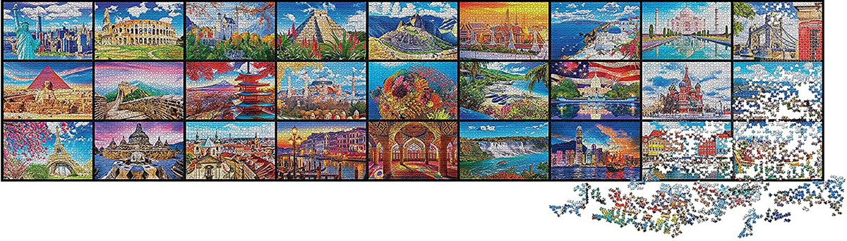 27 Wonders from Around the World - 51,300PC Puzzle by KODAK Premium - Scratch and Dent