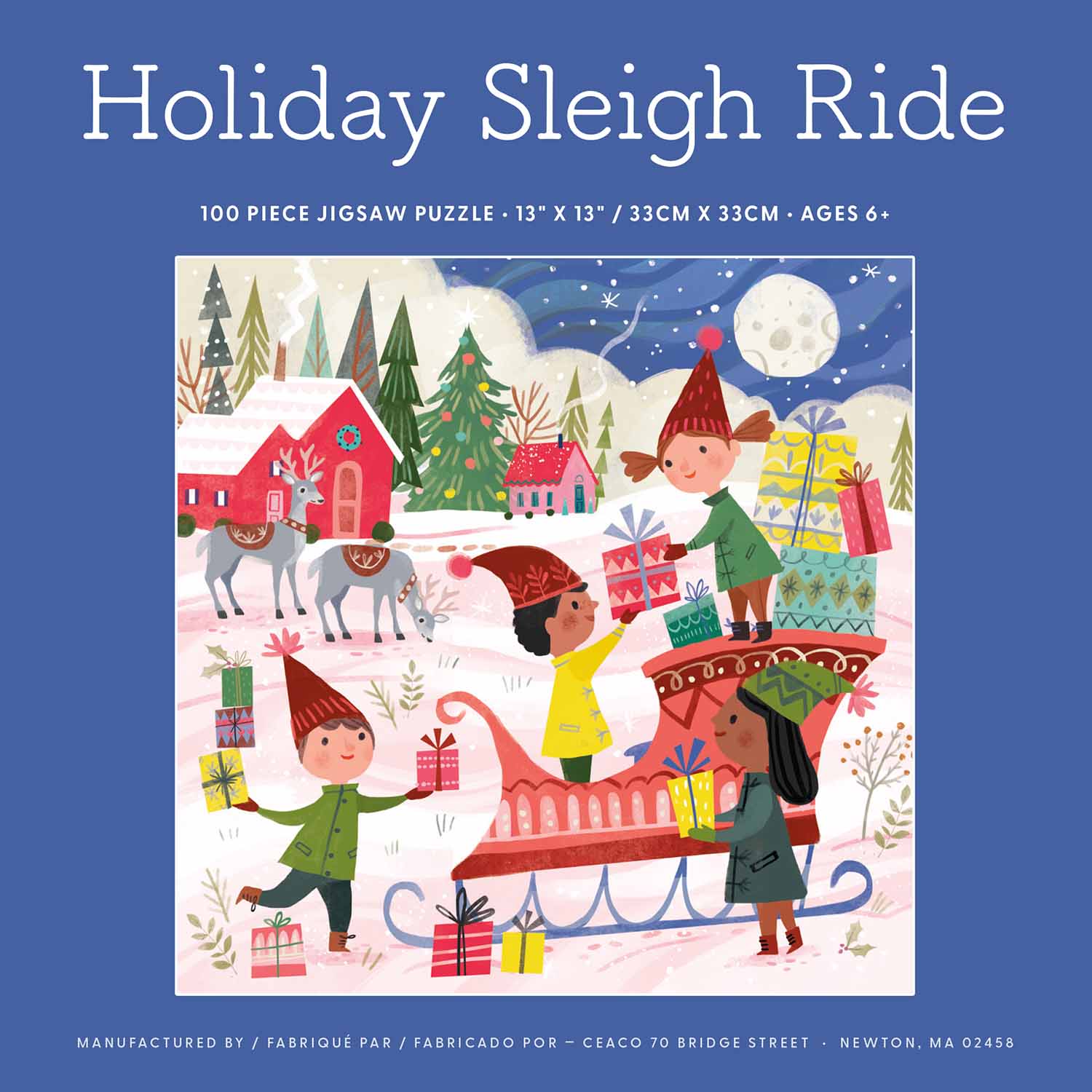 Hoiday Sleighride, 100 Pieces, Ceaco 