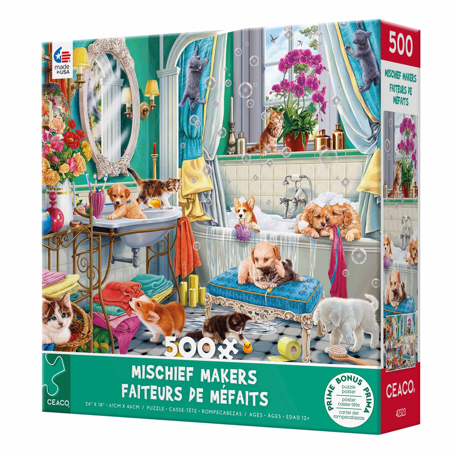 Mischief Makers, 550 Pieces, Ceaco | Puzzle Warehouse