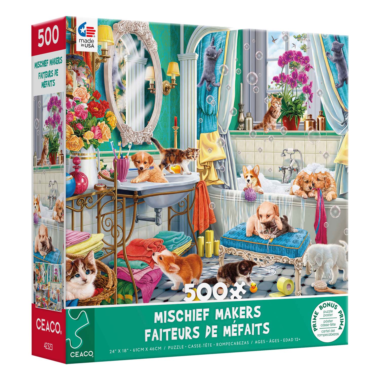 Mischief Makers, 550 Pieces, Ceaco | Puzzle Warehouse