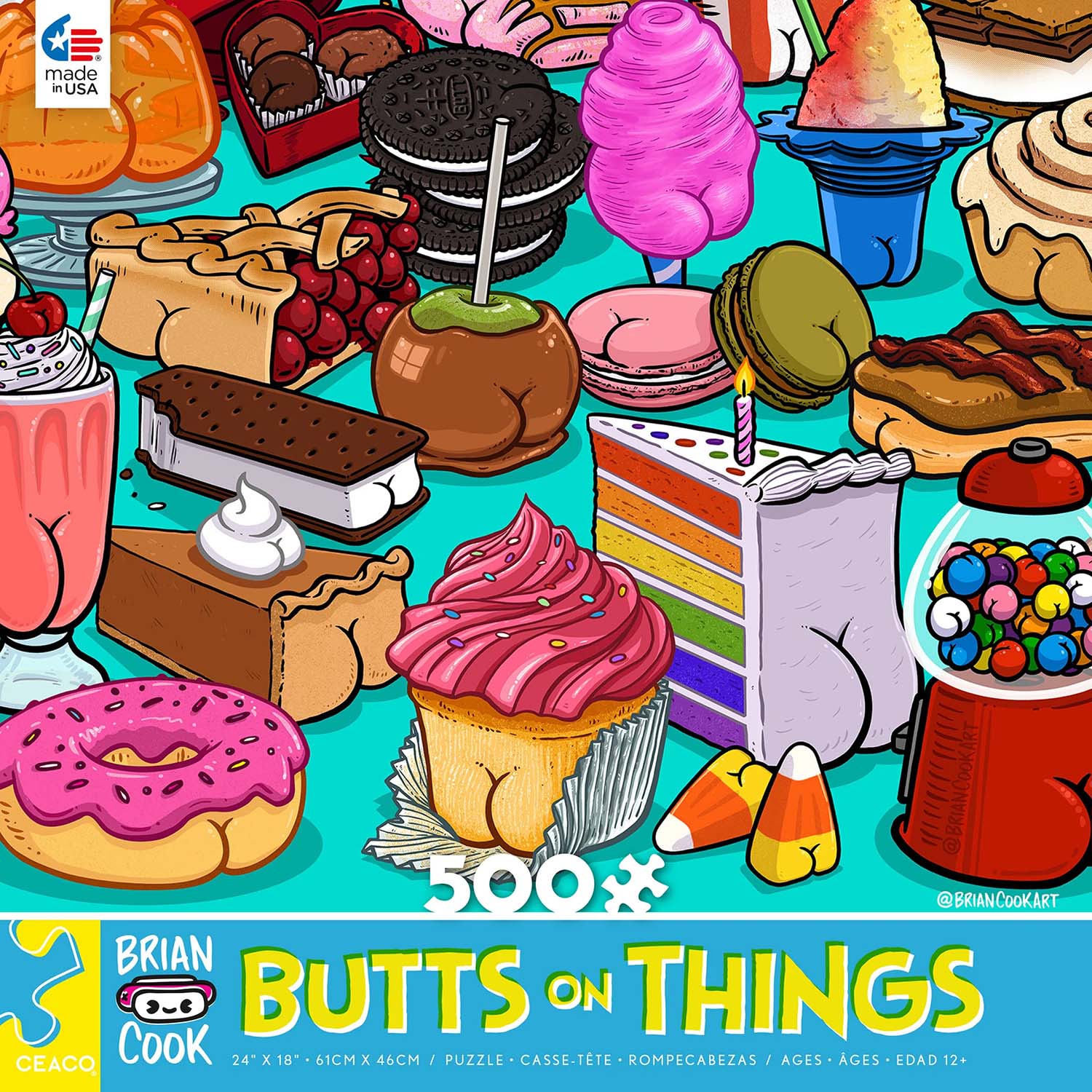 Brian Cook Butts on Things - Sweet Cheeks