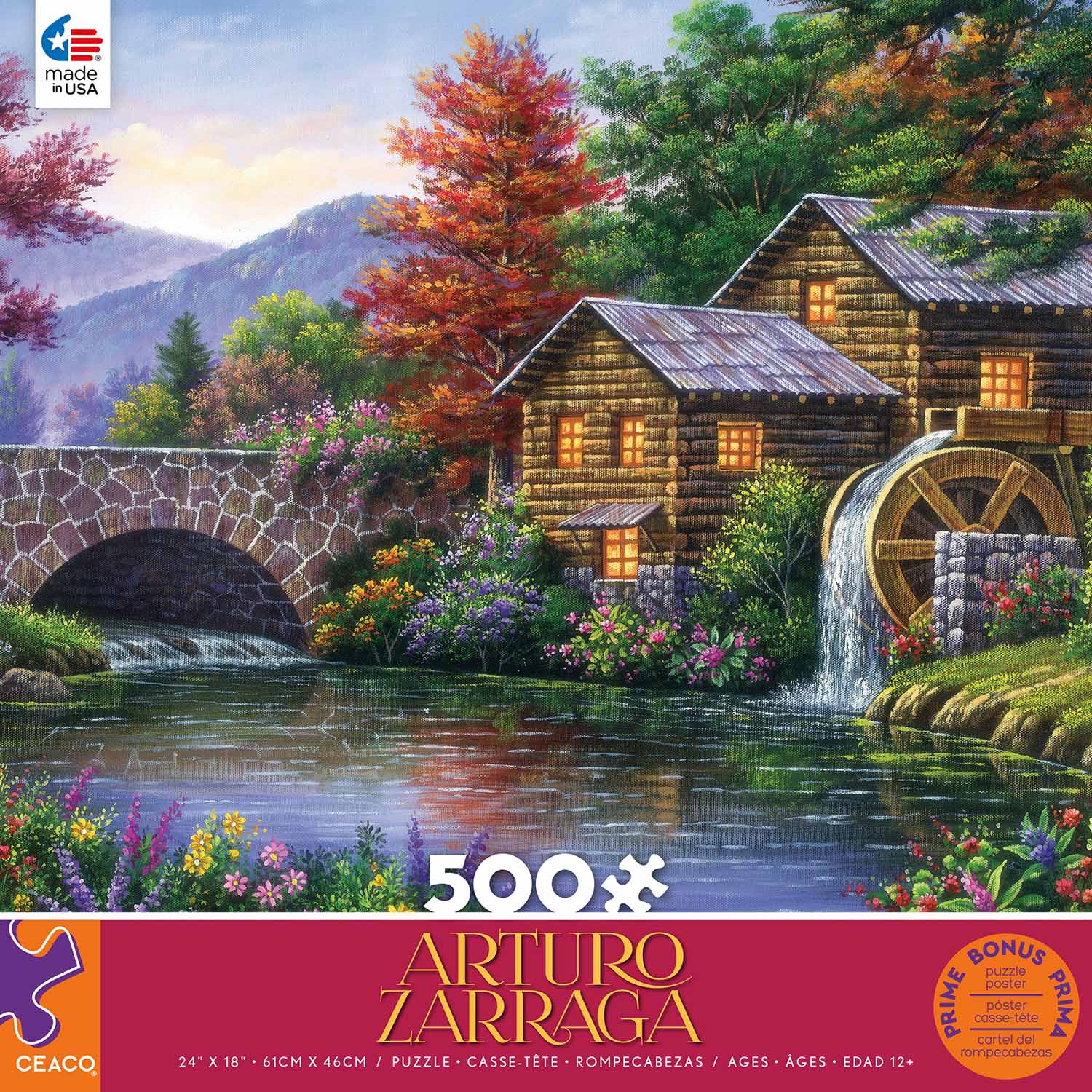 The Watermill, 500 Pieces, Ceaco | Puzzle Warehouse