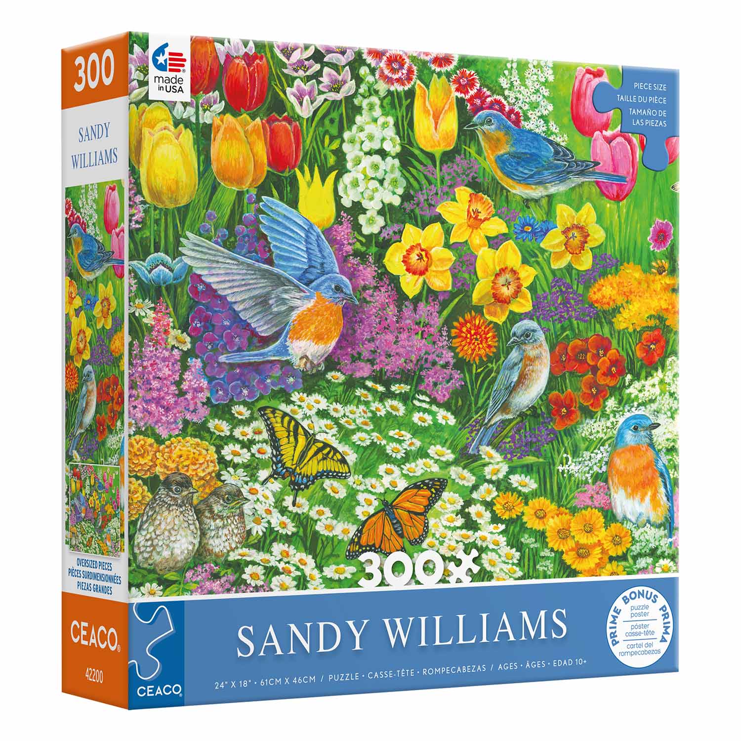 Bluebird Garden, 300 Pieces, Ceaco | Puzzle Warehouse