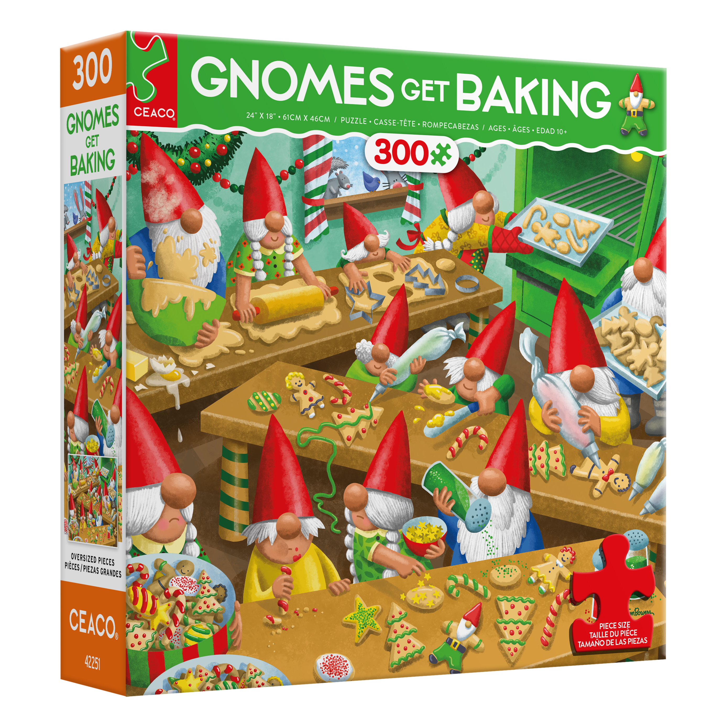 Gnomes Get Baking Oversized Holiday