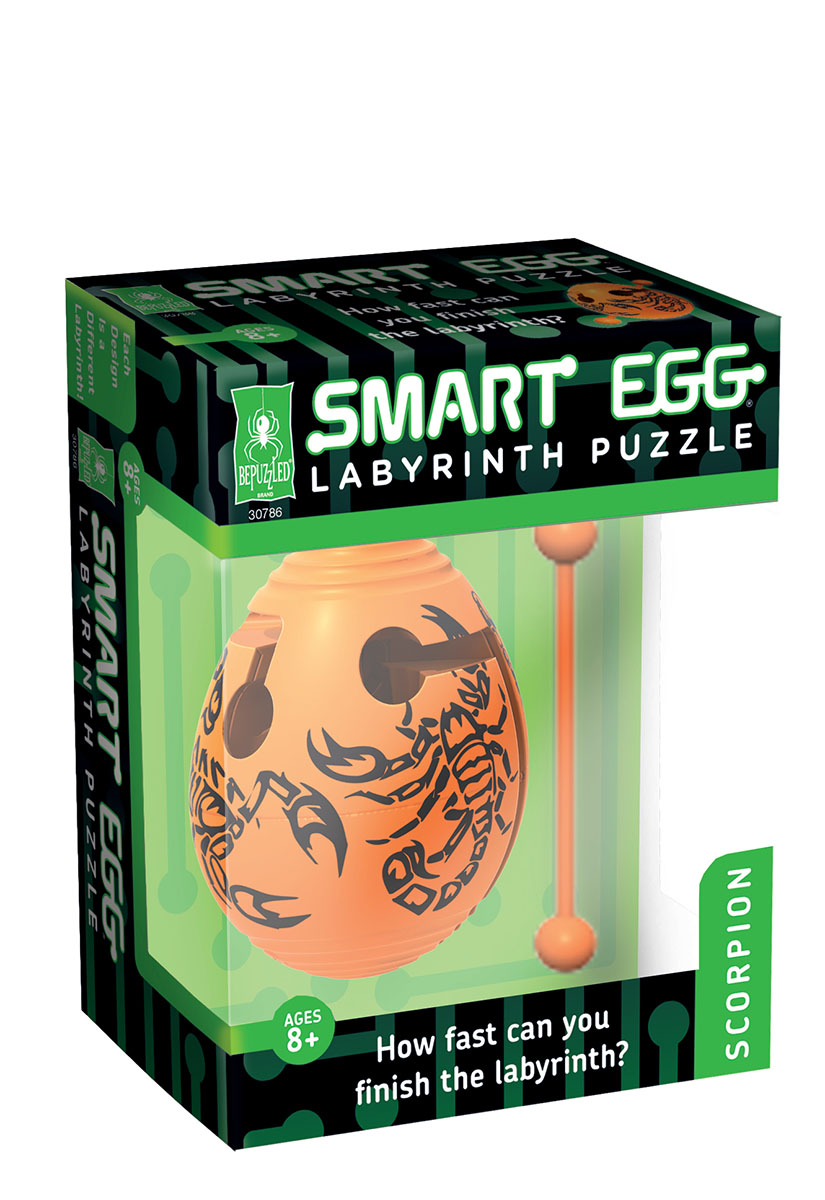 Nuovo/Scatola Originale SMART Egg-Labirinto Puzzle-SCORPION-level i-10 