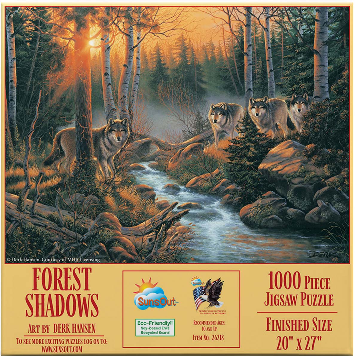 Forest Shadows, 1000 Pieces, SunsOut | Puzzle Warehouse