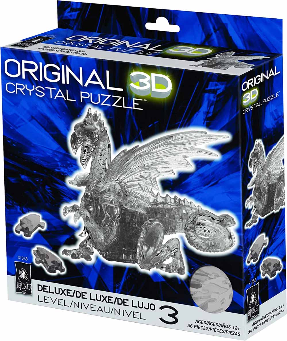 Black Dragon Orignal 3D Crystal Puzzle