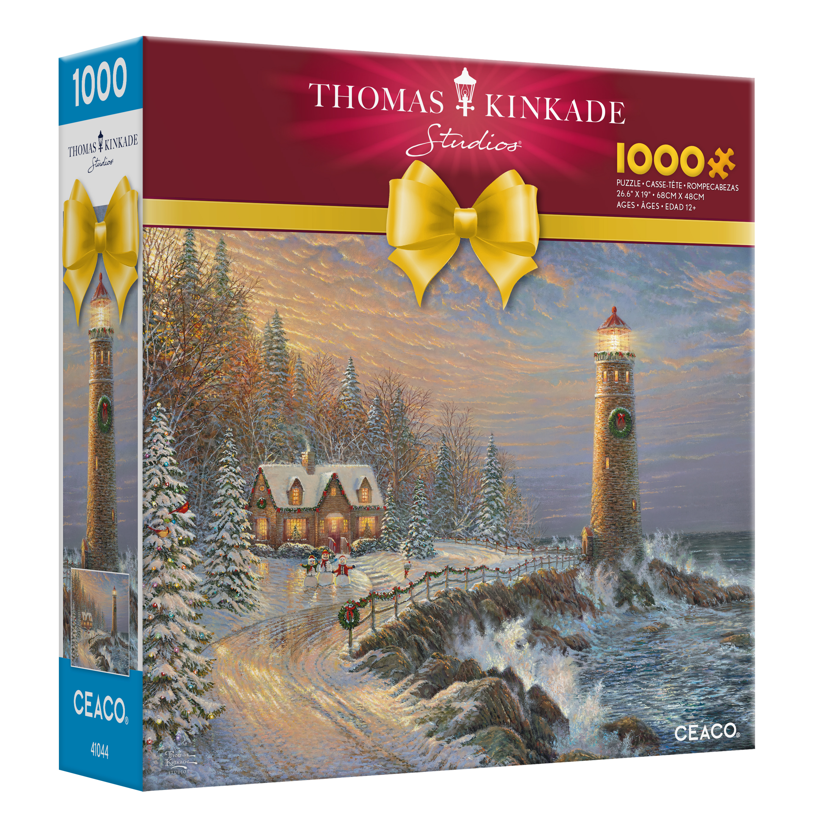 Christmas Lighthouse Thomas Kinkade Holiday