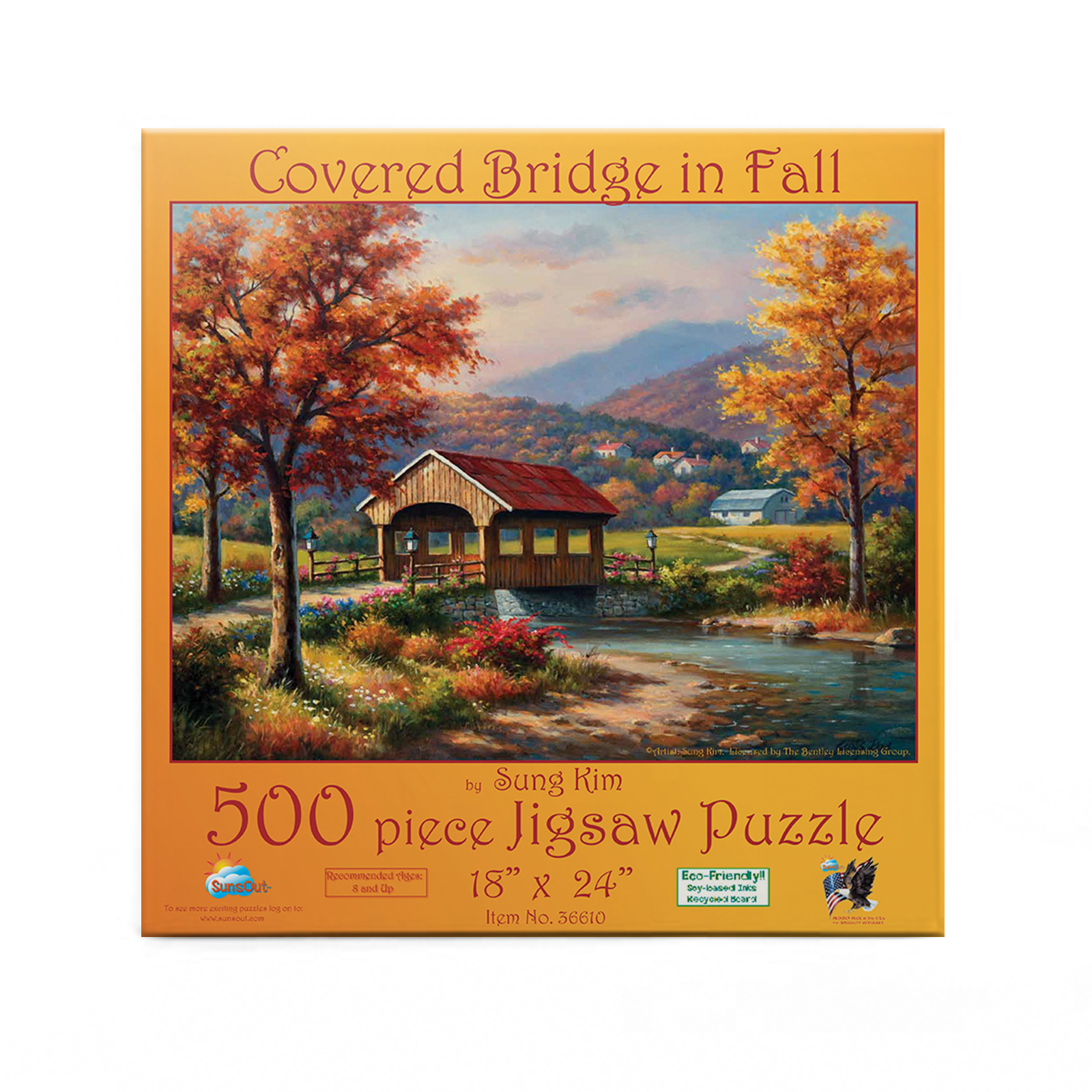 Covered Bridge in Fall