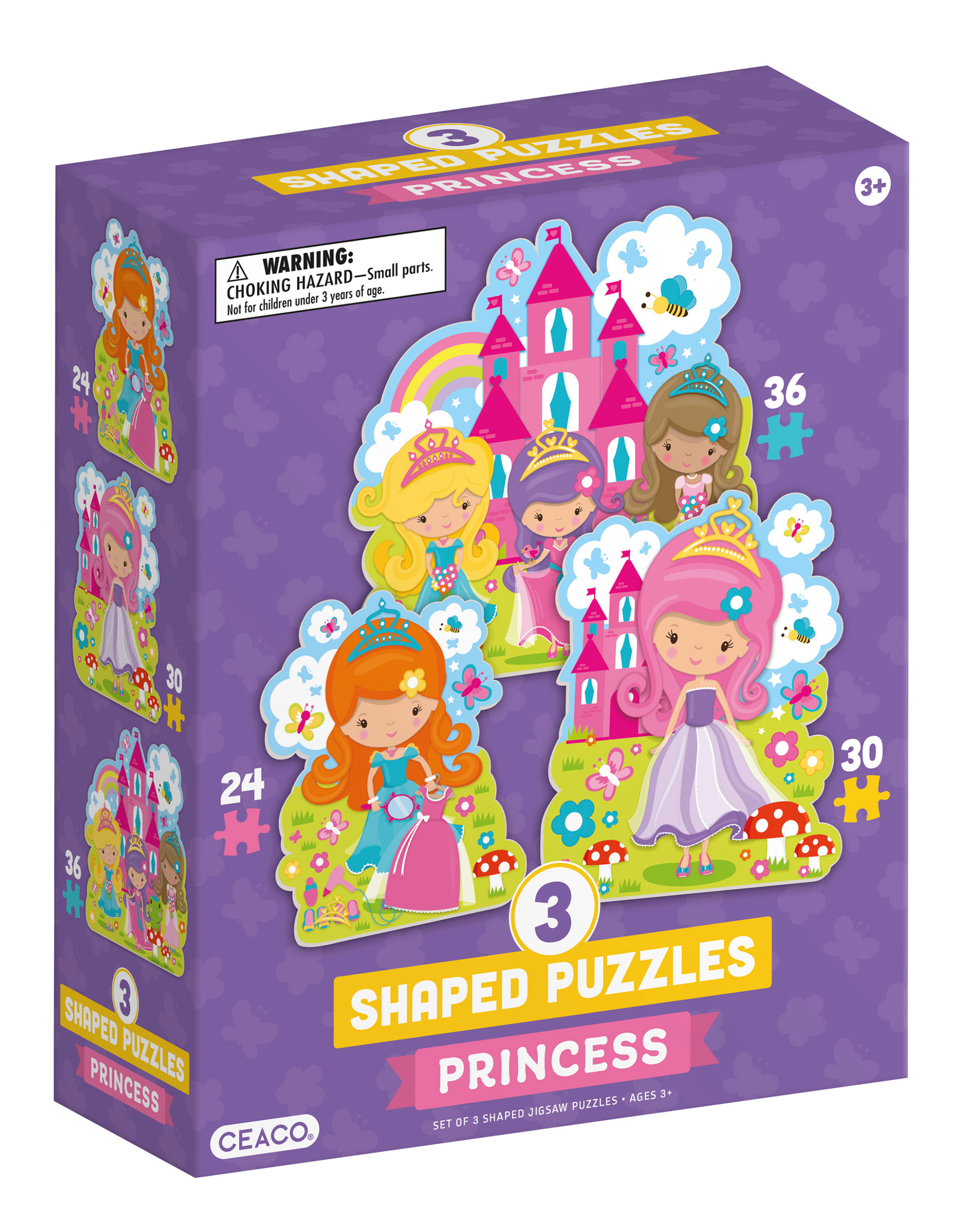 Shaped Puzzles Princess Multipack
