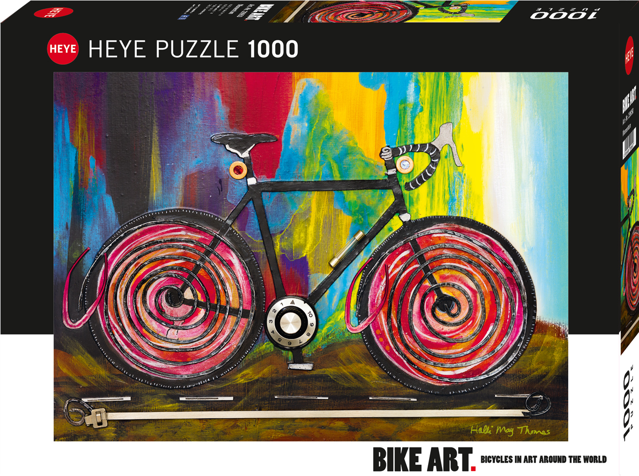Heye Bike Art Freedom Deluxe 1000 Piece Jigsaw Puzzle for sale online 
