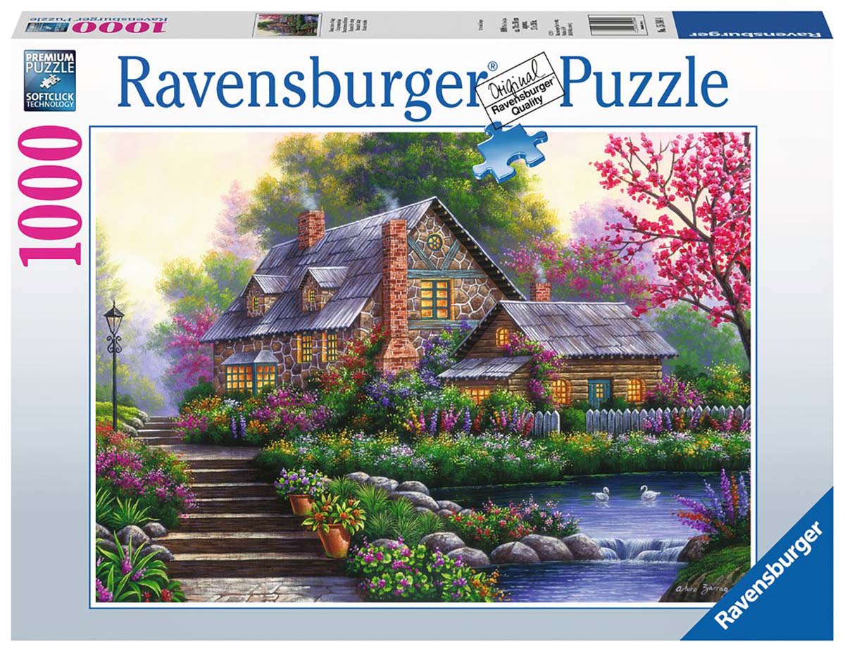 Romantic Cottage, 1000 Pieces, Ravensburger | Puzzle Warehouse