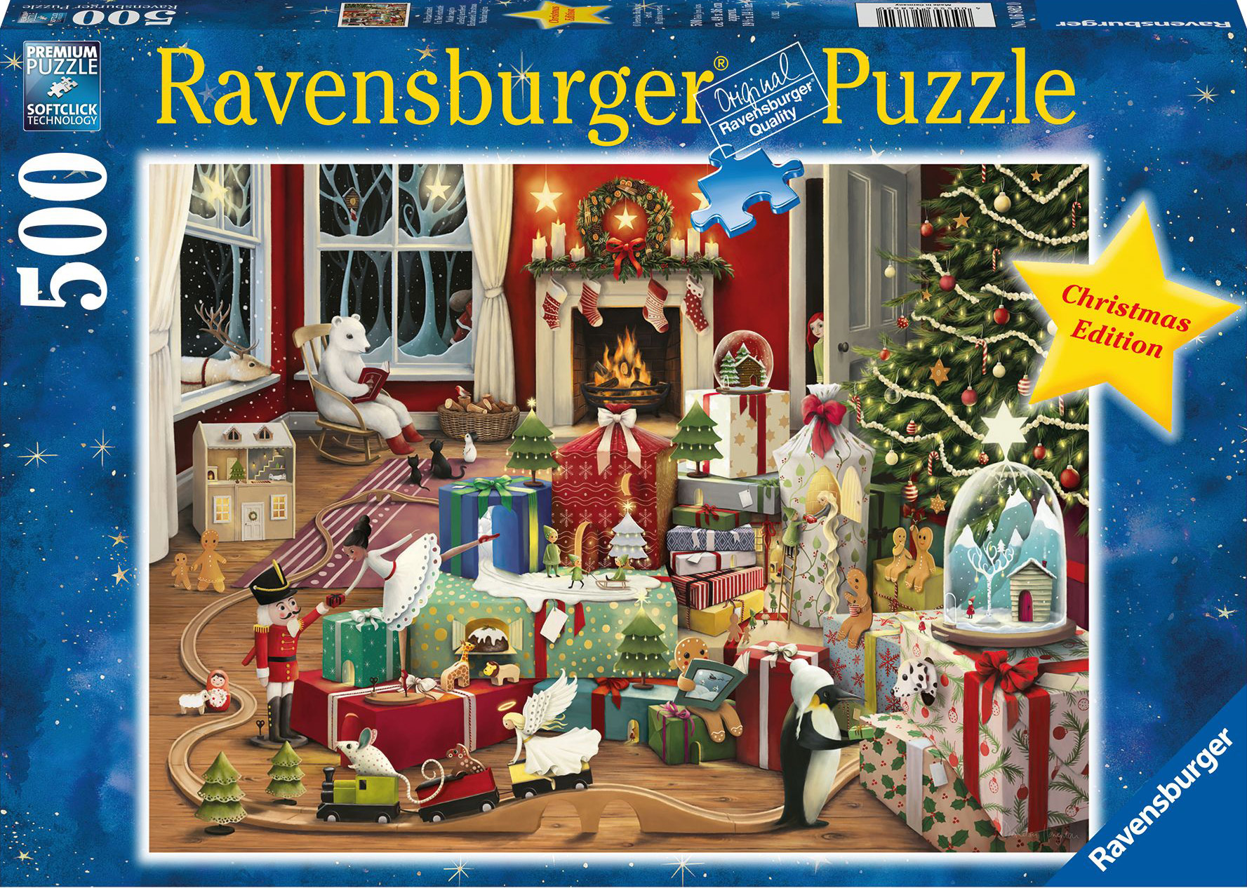 White Christmas, 500 Pieces, Ravensburger Puzzle Warehouse