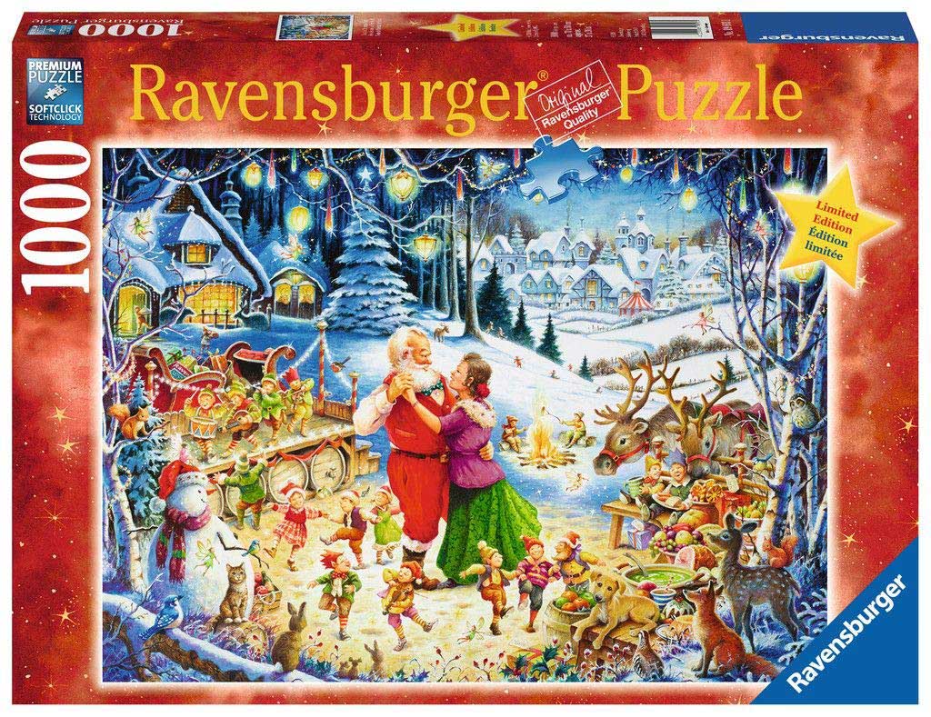 Santa's Christmas Party, 1000 Pieces, Ravensburger | Puzzle Warehouse