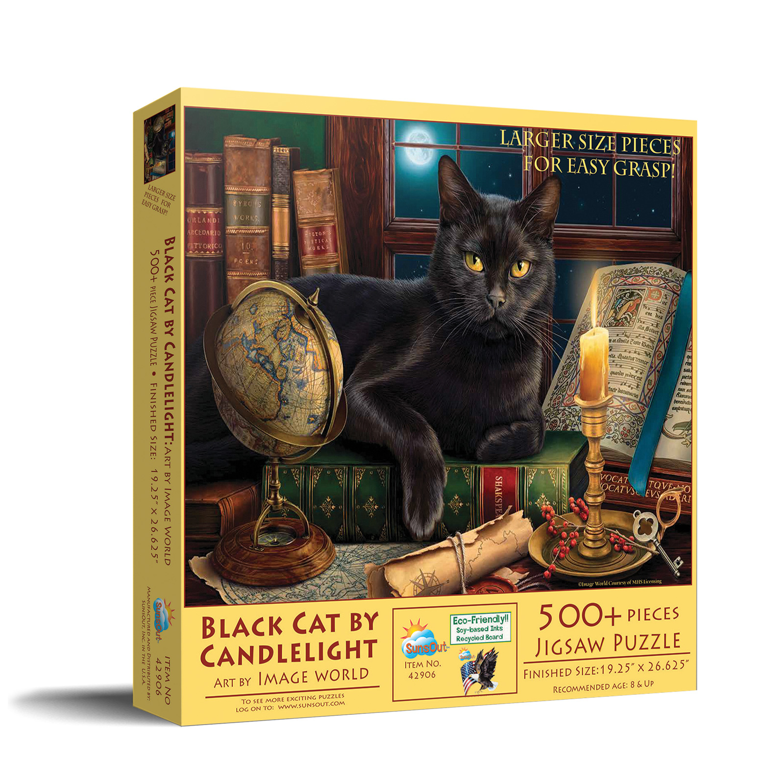 Black Cat by Candlelight