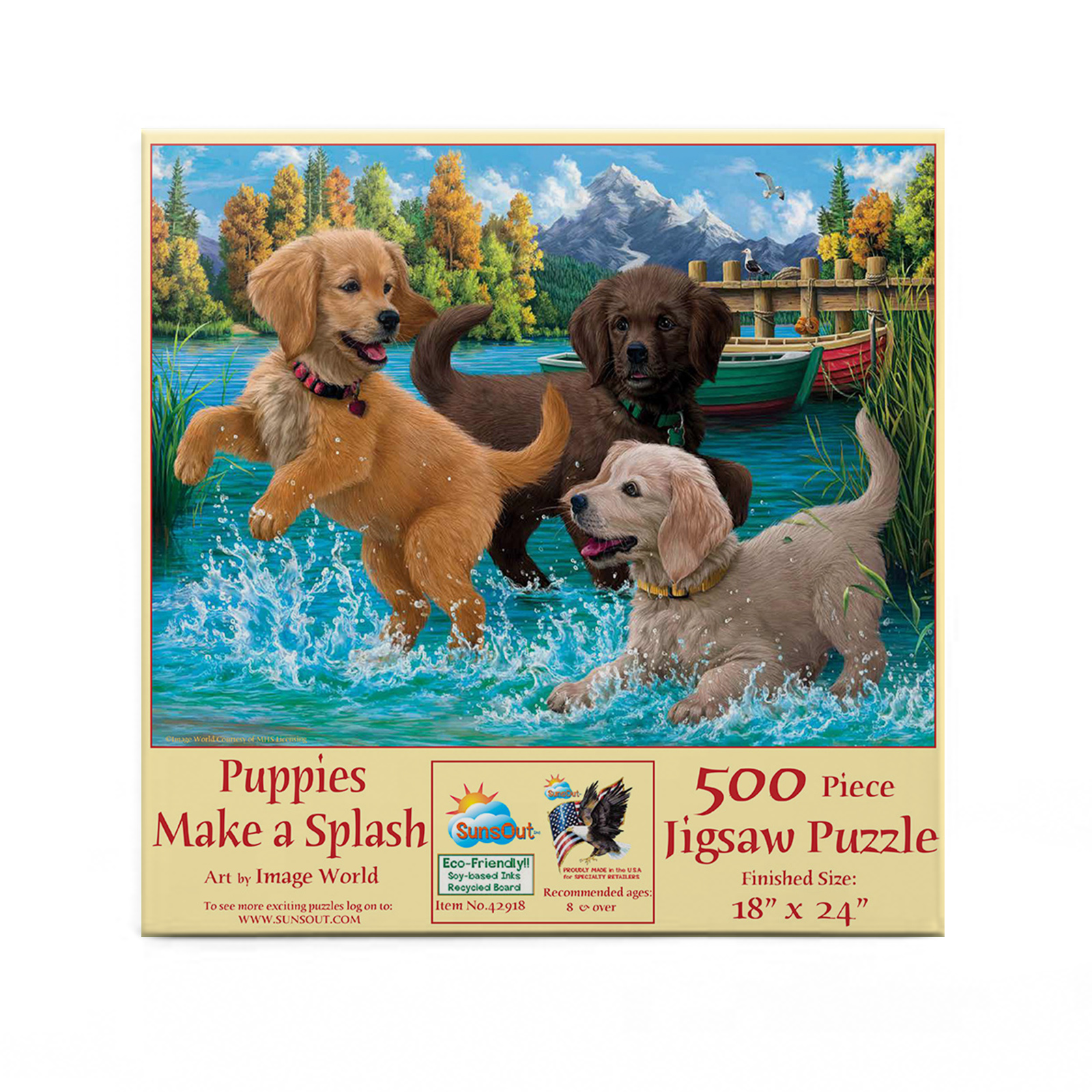 Puppies Make a Splash