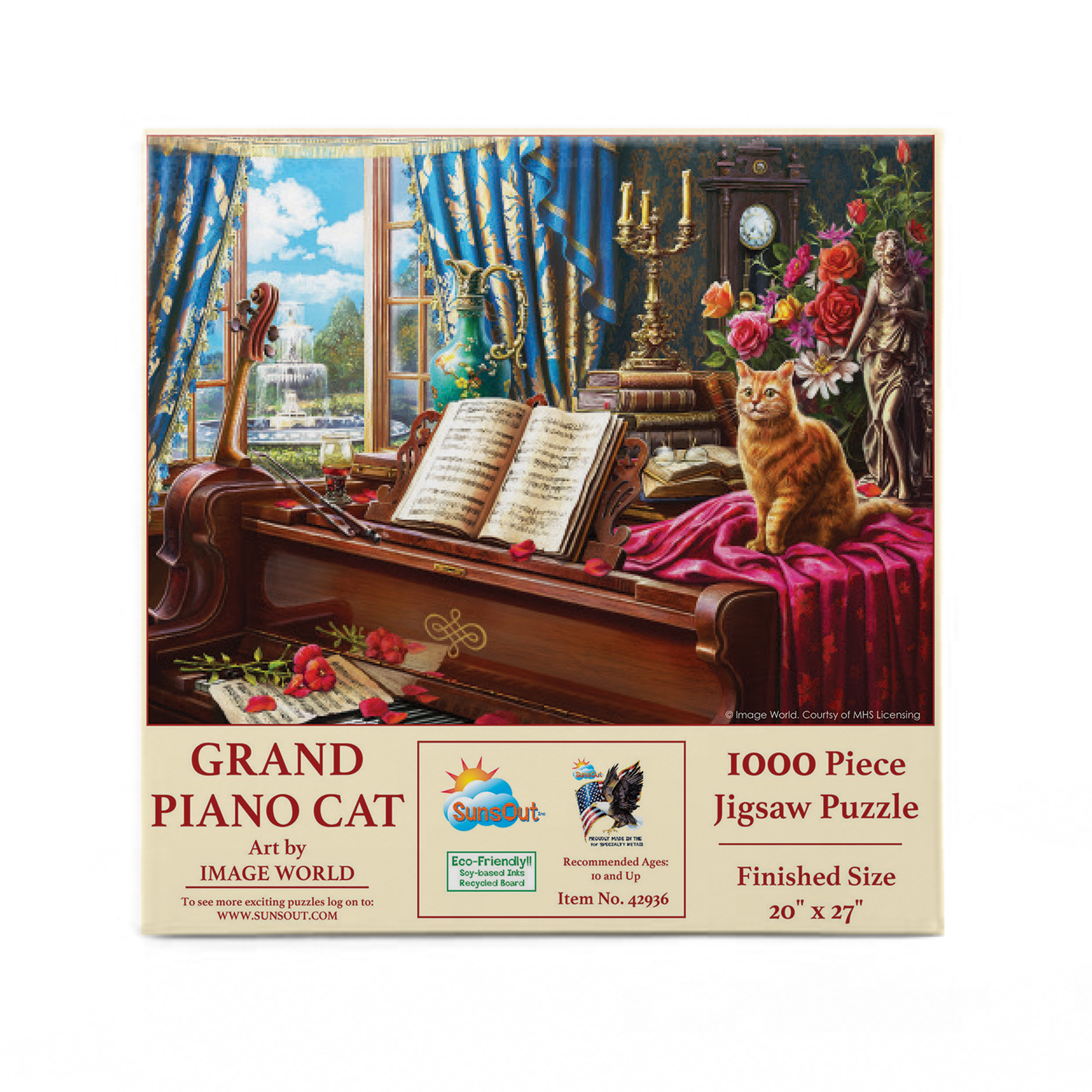 Grand Piano Cat