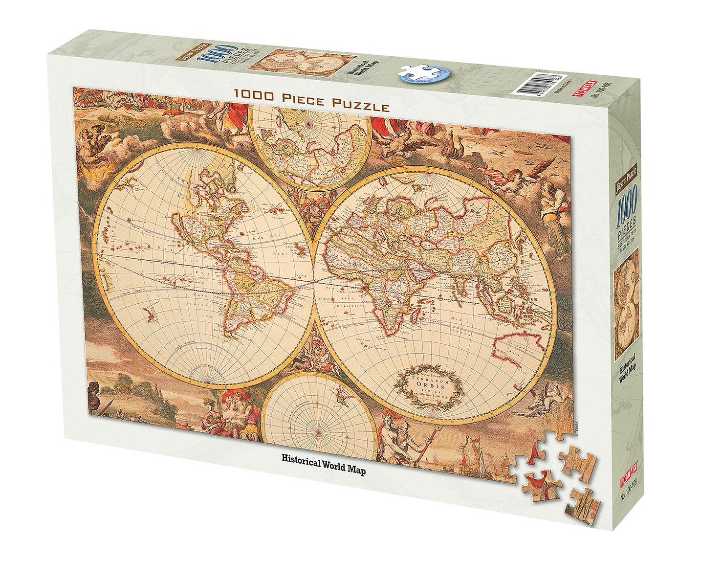Historical World Map, 1000 Pieces, Tomax Puzzles | Puzzle Warehouse