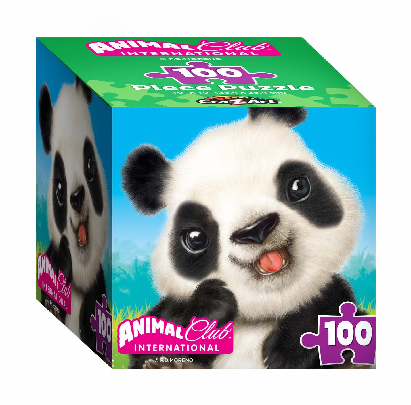 Animal Club Cube Baby Panda Cub