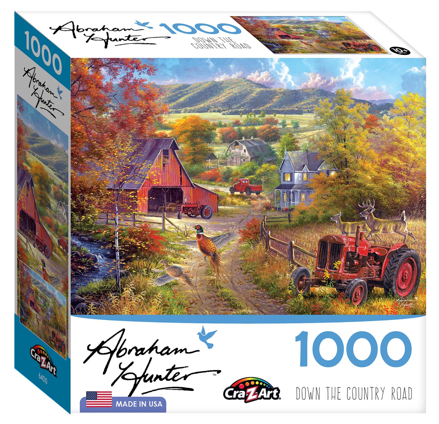 Down The Country Road, 1000 Pieces, RoseArt | Puzzle Warehouse