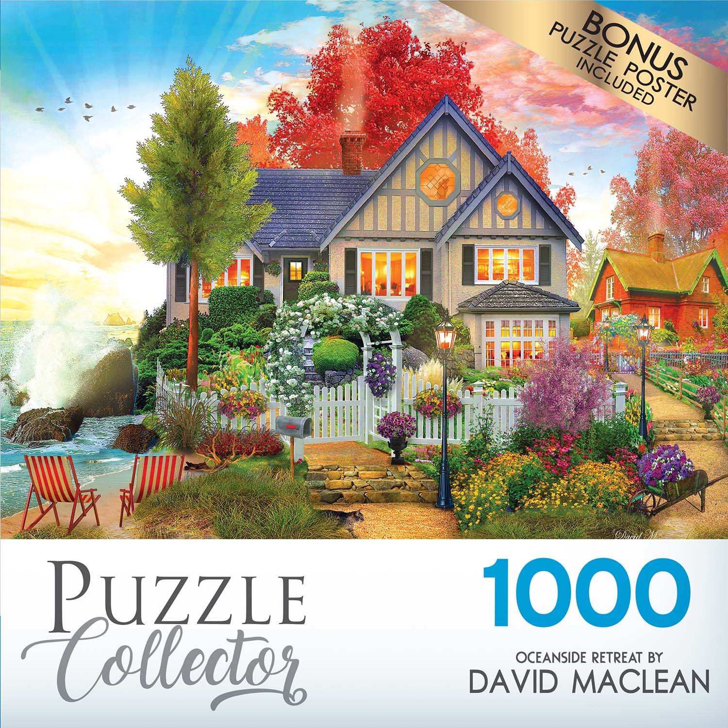 Oceanside Retreat, 1000 Pieces, RoseArt | Puzzle Warehouse