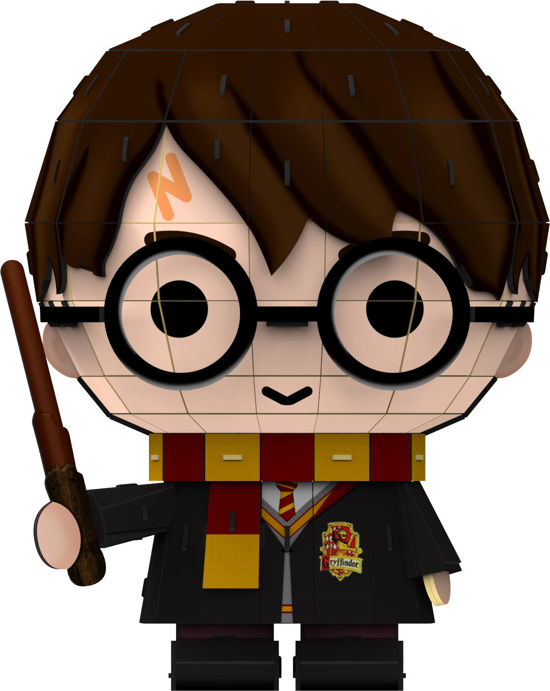 3D Harry Potter Chibi Character