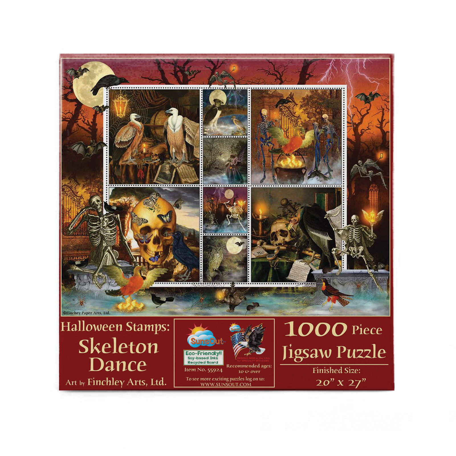 Halloween Stamps: Skeleton Dance