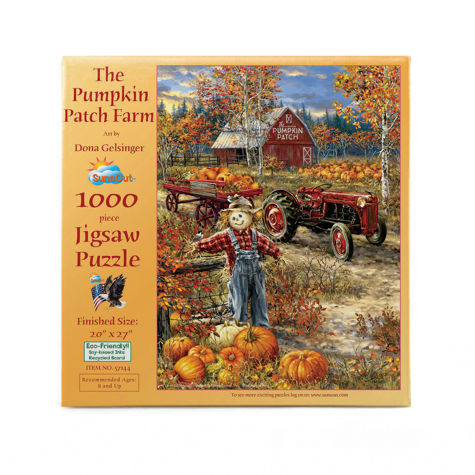 The Pumpkin Patch Farm, 1000 Pieces, SunsOut | Puzzle Warehouse