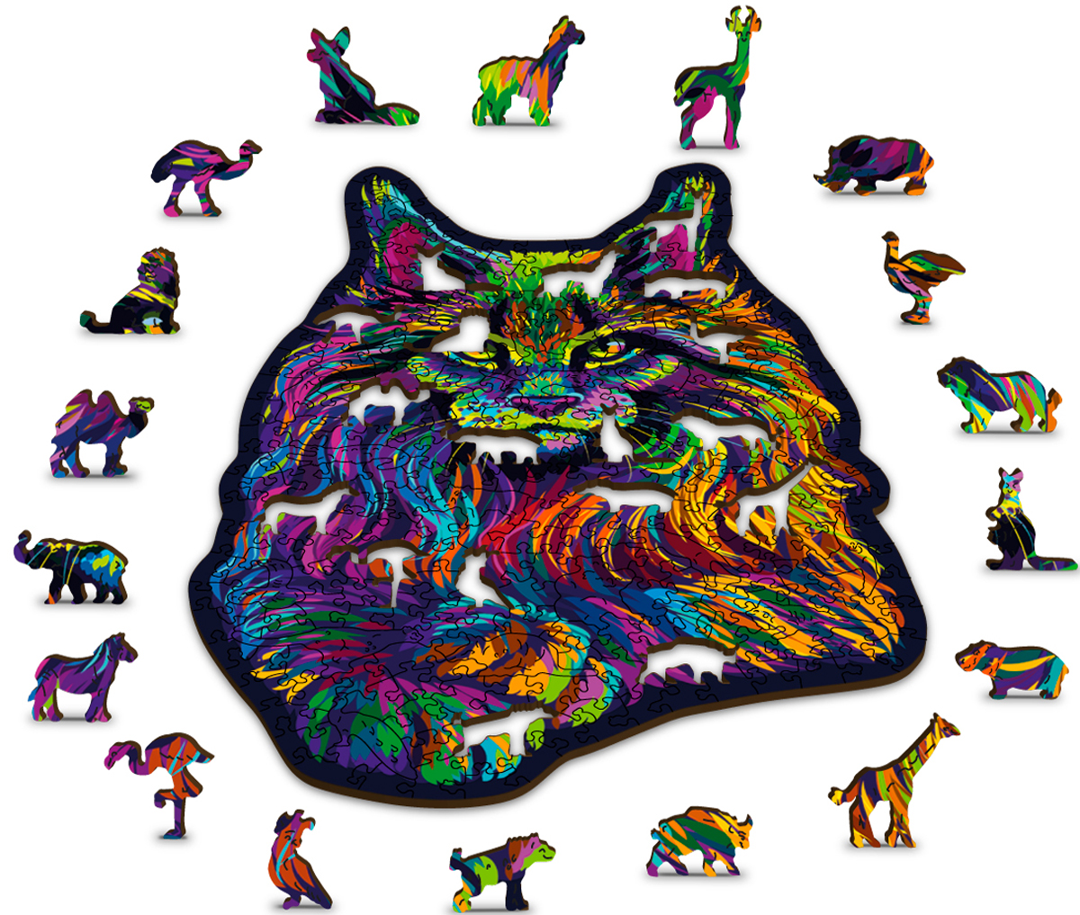 Rainbow Wild Cat