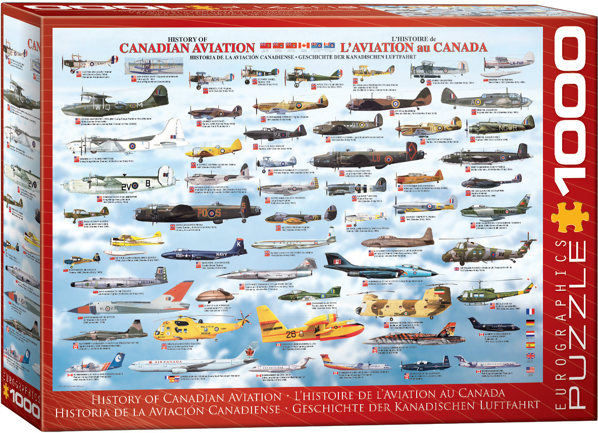 History of Canadian Aviation, 1000 Pieces, Eurographics | Puzzle Warehouse