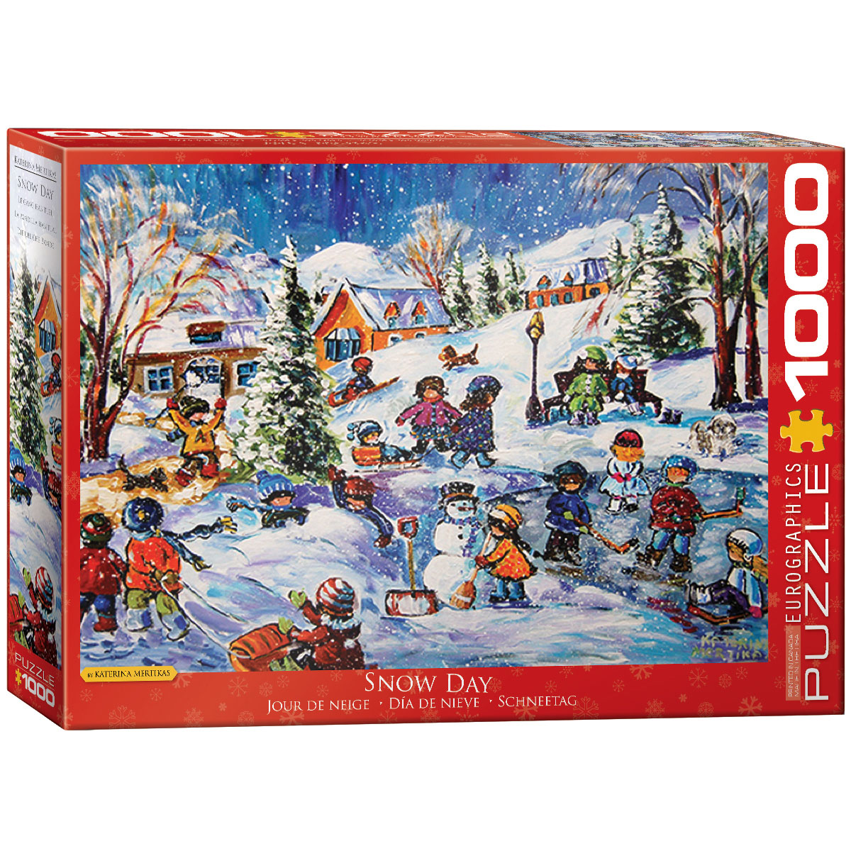 Snow Day, 1000 Pieces, Eurographics | Puzzle Warehouse