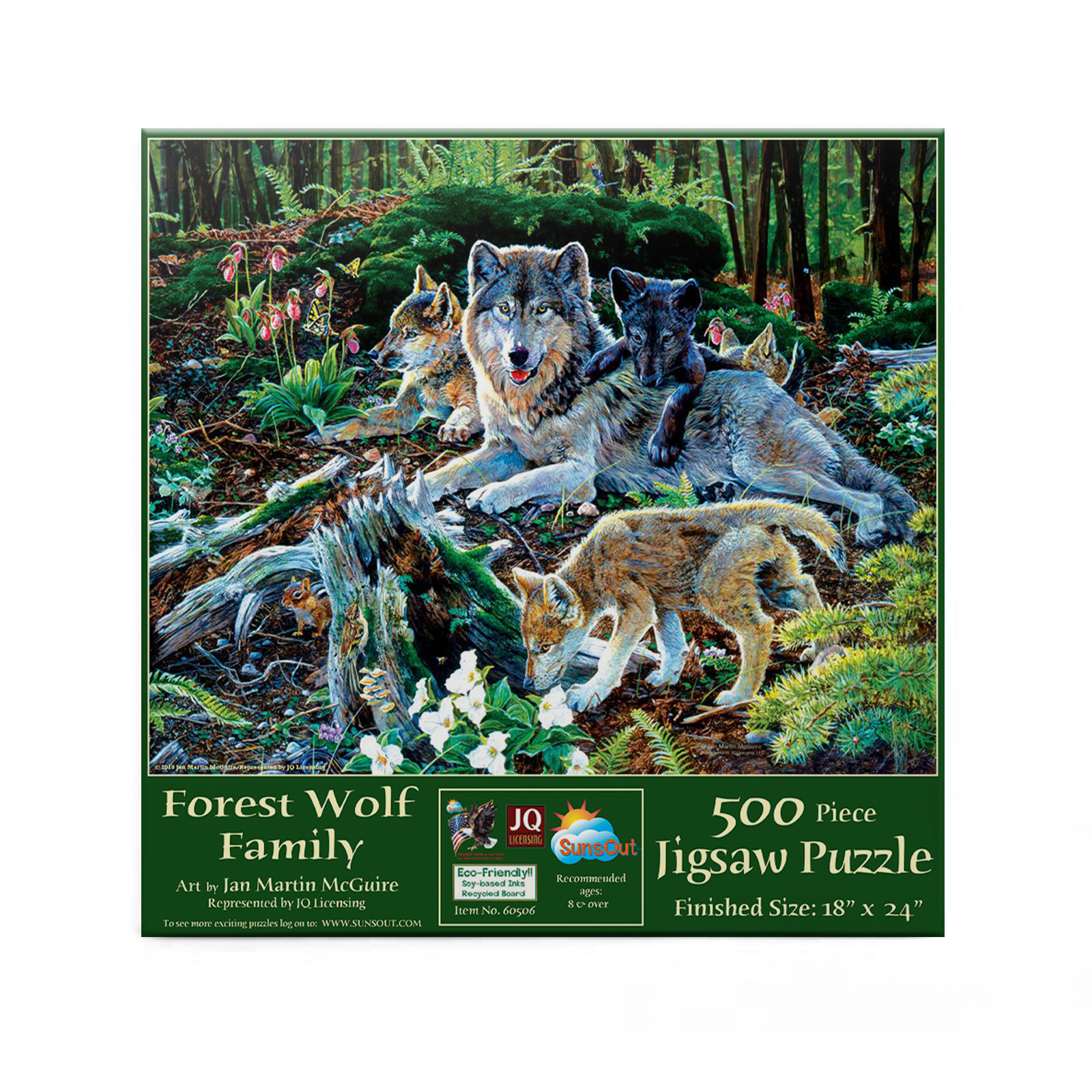Forest Wolf Family